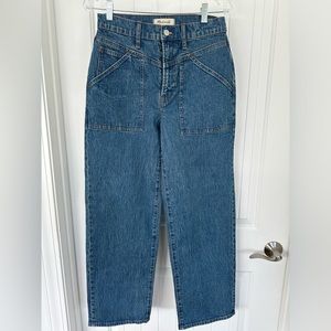 Madewell Classic Blue Wide Leg Jeans